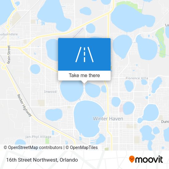 16th Street Northwest map