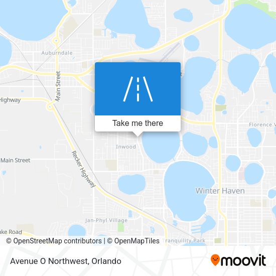 Mapa de Avenue O Northwest