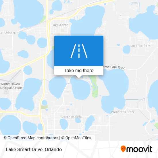 Lake Smart Drive map