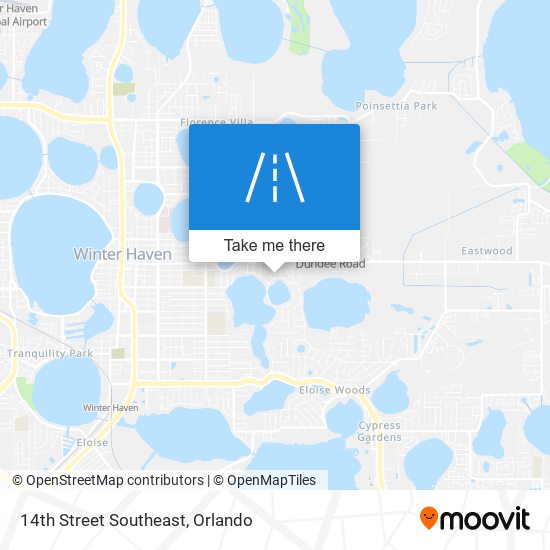 Mapa de 14th Street Southeast