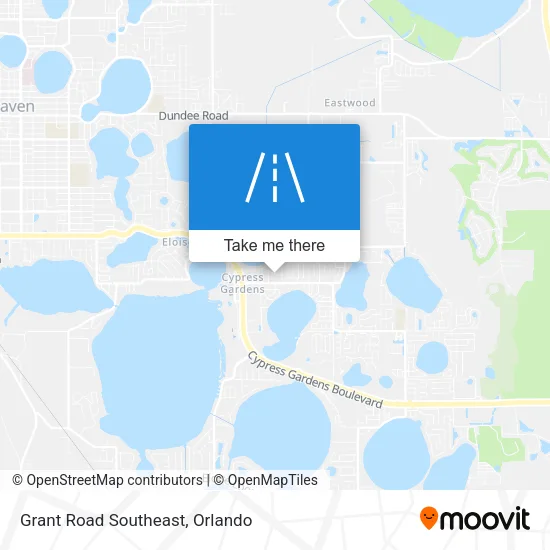 Grant Road Southeast map