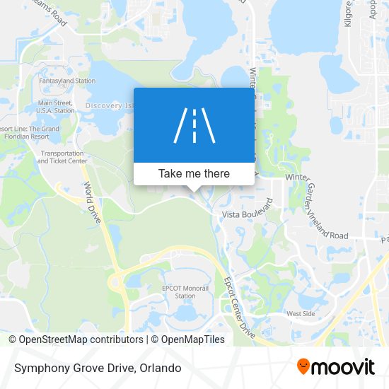 Mapa de Symphony Grove Drive