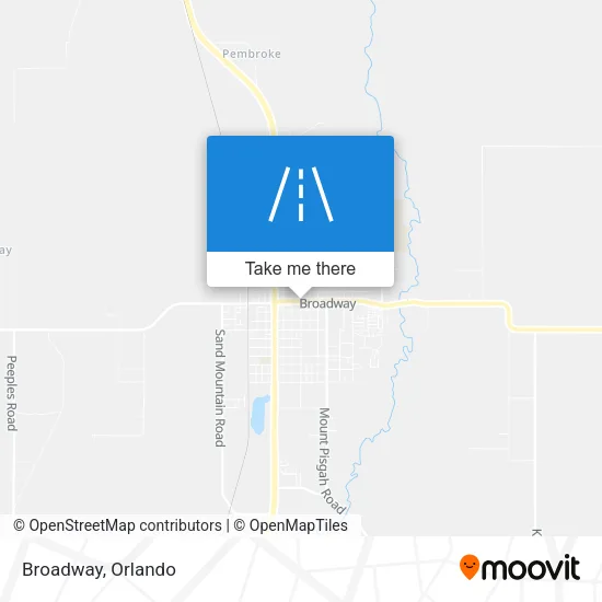 Broadway map