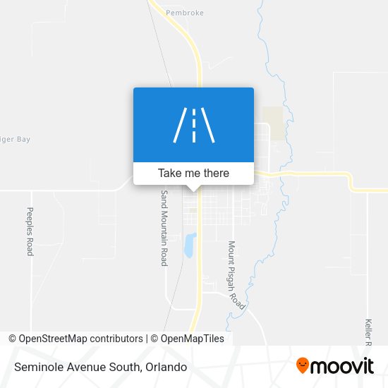 Seminole Avenue South map