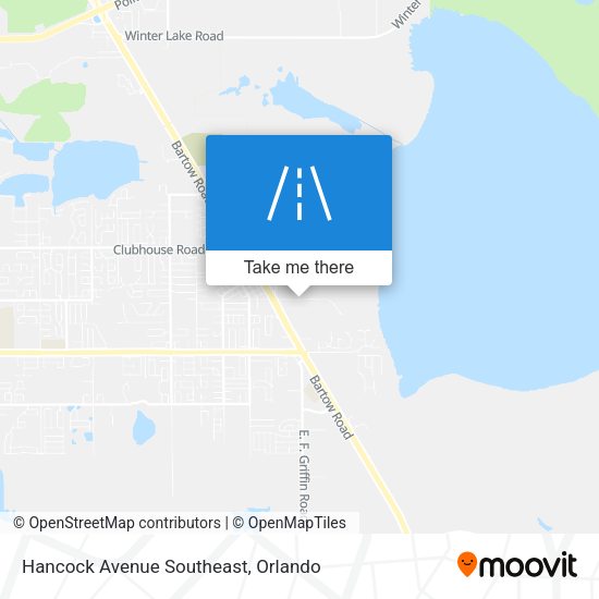 Hancock Avenue Southeast map