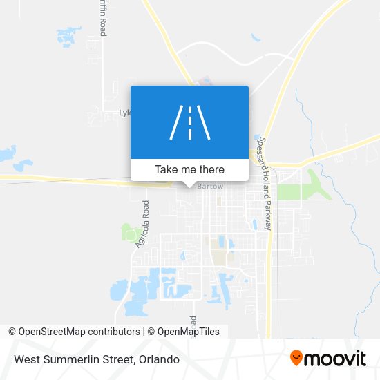 West Summerlin Street map