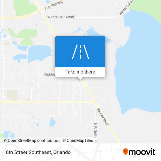 Mapa de 6th Street Southeast