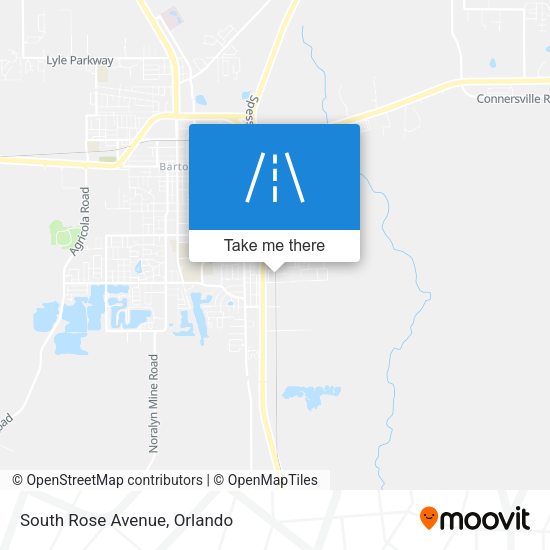 Mapa de South Rose Avenue