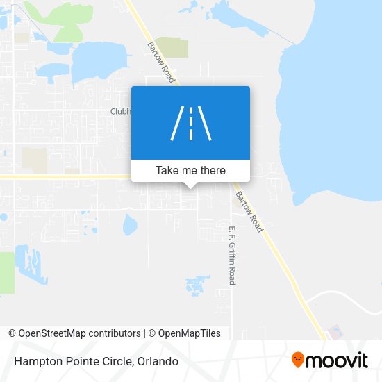 Mapa de Hampton Pointe Circle