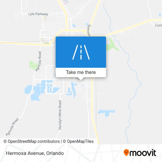 Mapa de Hermosa Avenue