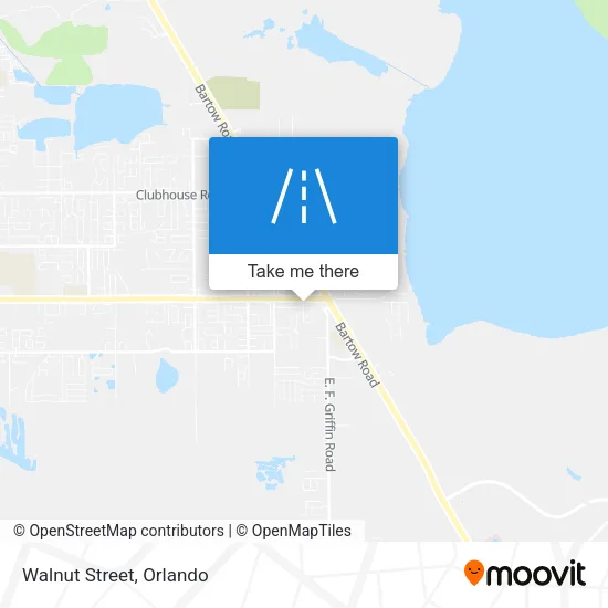 Walnut Street map