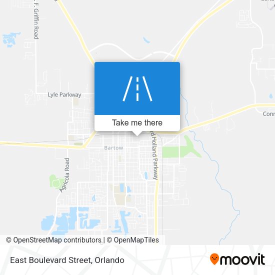 East Boulevard Street map