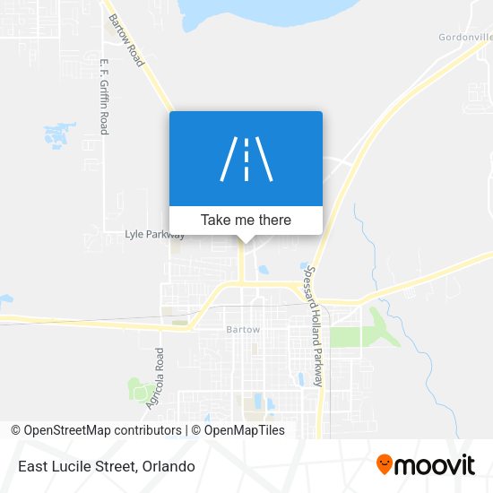 East Lucile Street map