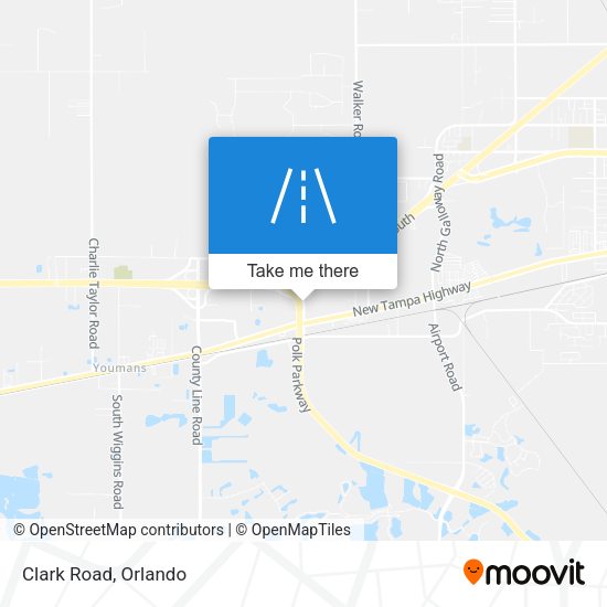 Mapa de Clark Road