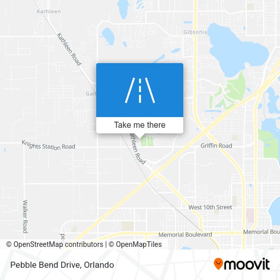 Mapa de Pebble Bend Drive