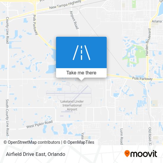 Mapa de Airfield Drive East
