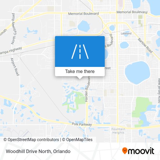 Woodhill Drive North map