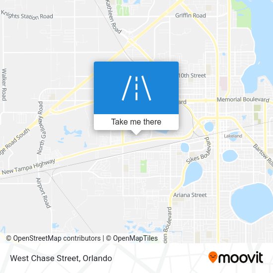 Mapa de West Chase Street