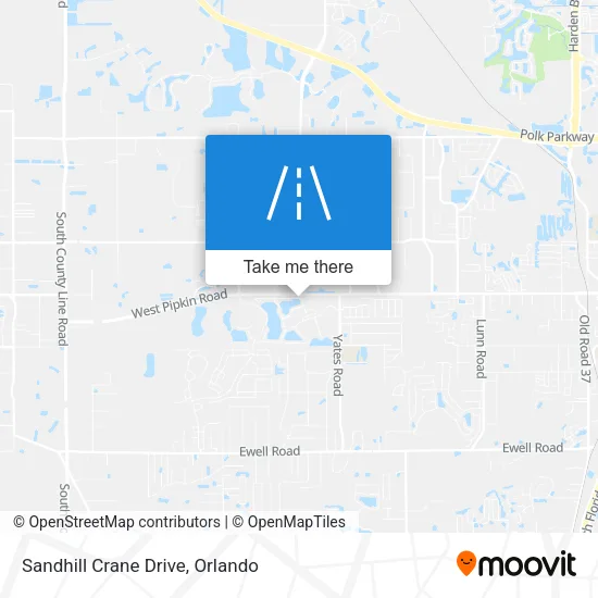 Sandhill Crane Drive map