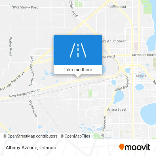 Albany Avenue map