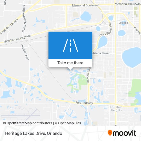 Heritage Lakes Drive map