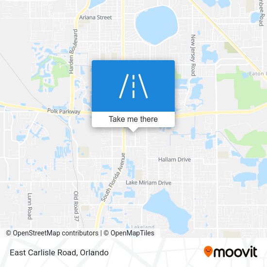 Mapa de East Carlisle Road