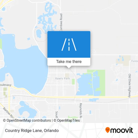 Country Ridge Lane map