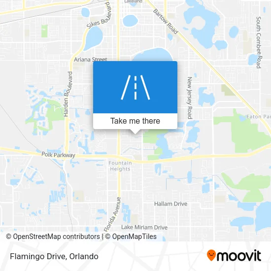 Flamingo Drive map