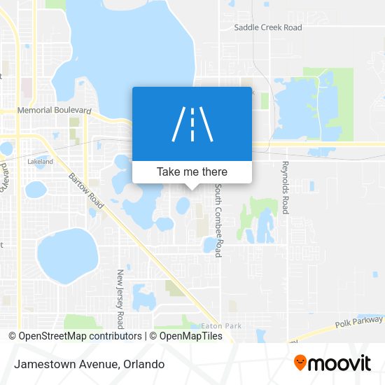 Mapa de Jamestown Avenue