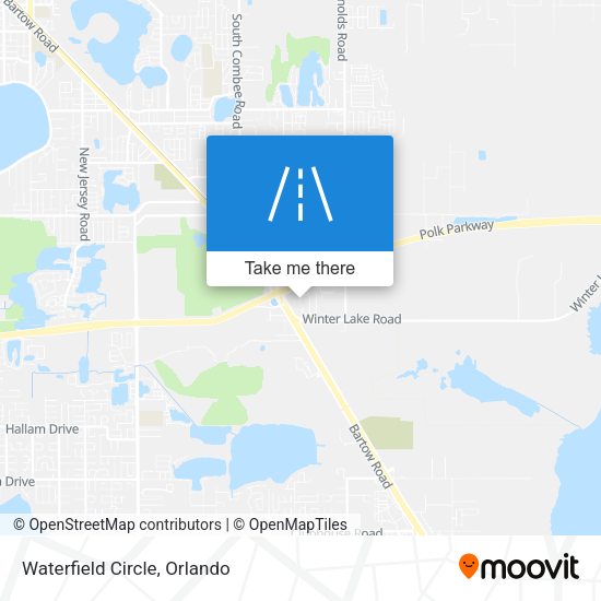 Waterfield Circle map