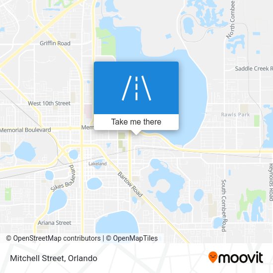 Mitchell Street map