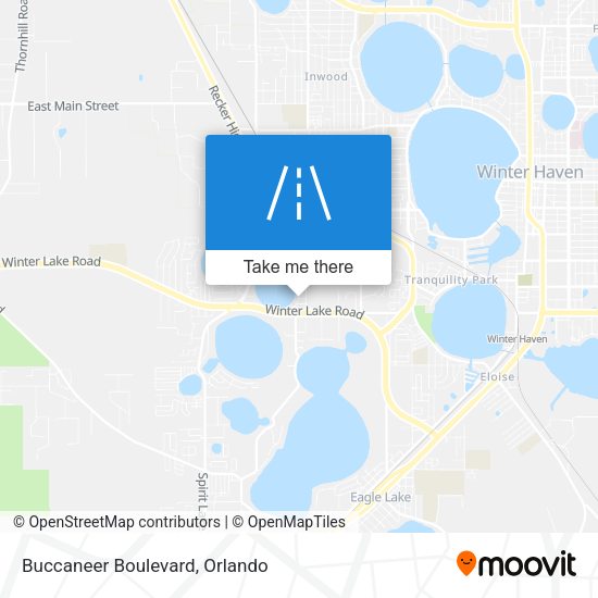 Buccaneer Boulevard map
