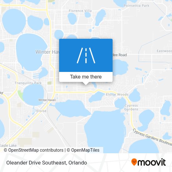 Oleander Drive Southeast map