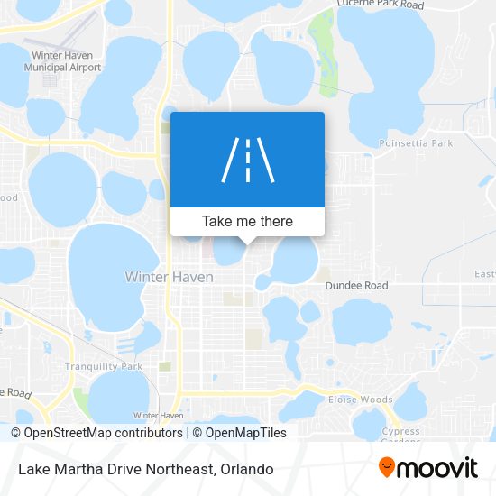 Mapa de Lake Martha Drive Northeast