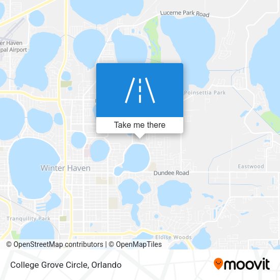 Mapa de College Grove Circle