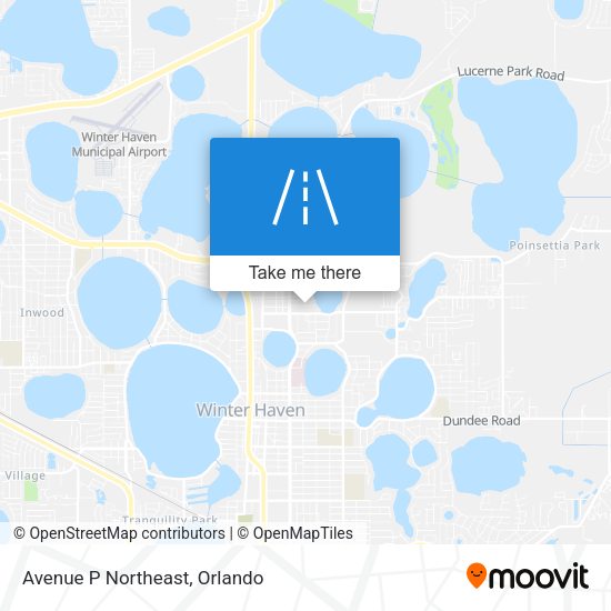 Mapa de Avenue P Northeast