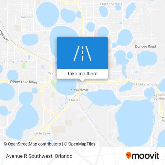 Mapa de Avenue R Southwest