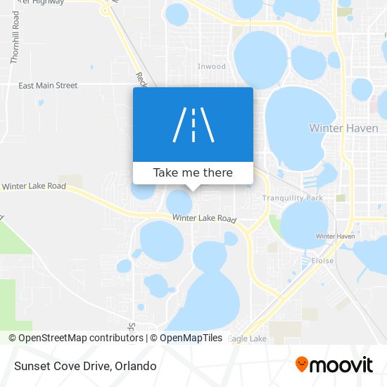 Sunset Cove Drive map