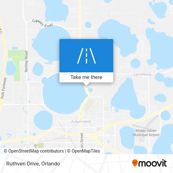 Ruthven Drive map