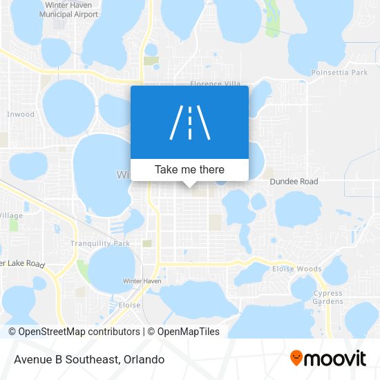 Avenue B Southeast map