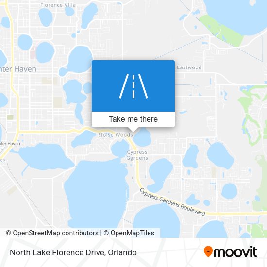 North Lake Florence Drive map