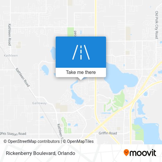 Rickenberry Boulevard map