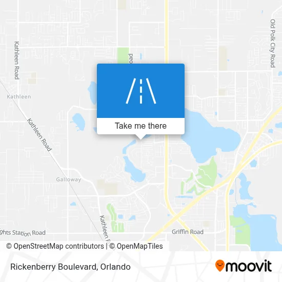 Rickenberry Boulevard map