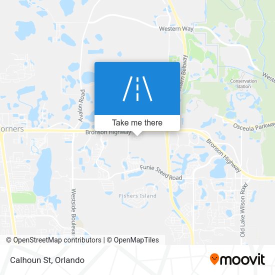 Mapa de Calhoun St