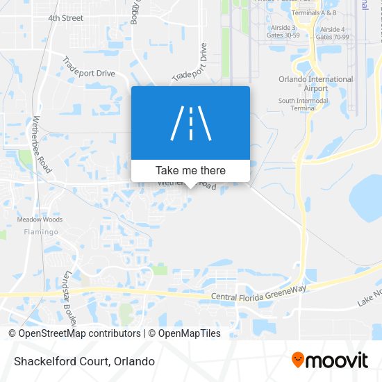 Mapa de Shackelford Court