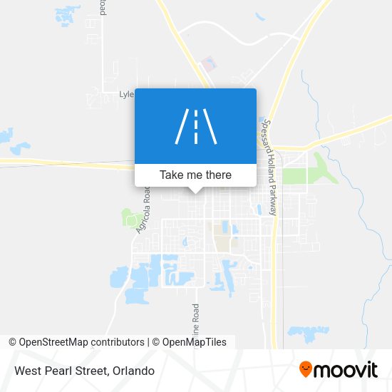 West Pearl Street map