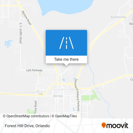 Mapa de Forest Hill Drive