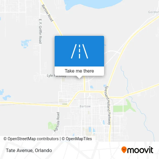Tate Avenue map