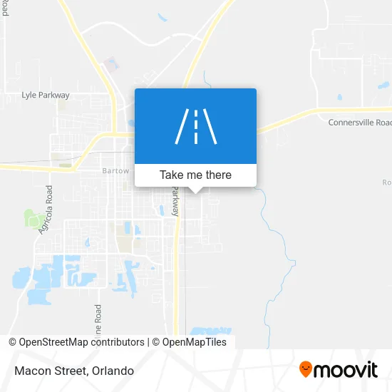 Macon Street map