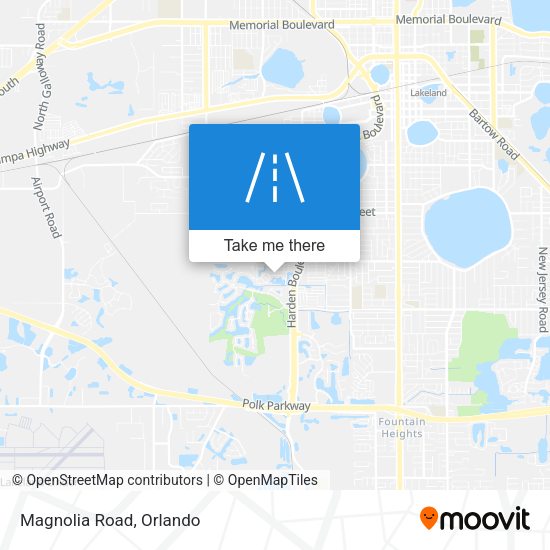 Mapa de Magnolia Road